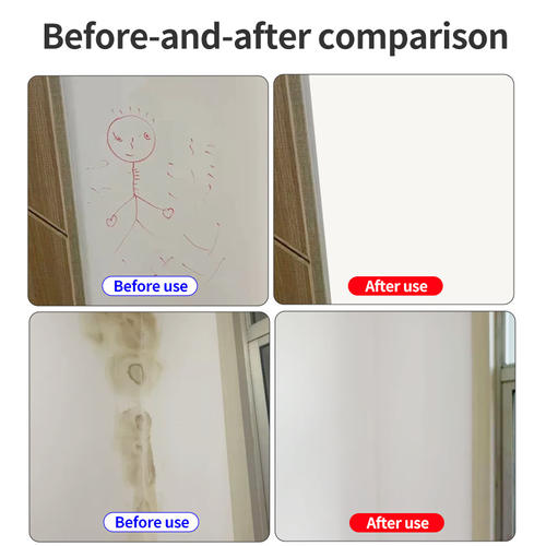 Water-based Resin Liquid Coating Wall Paint Tool with Roller Brush for Household Wall Repair and Cleaning