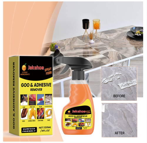 Multi-Purpose Adhesive Remover Effortlessly Removes Sticky Residue, Adhesive Labels, and Double-sided Tape Without Leaving Marks