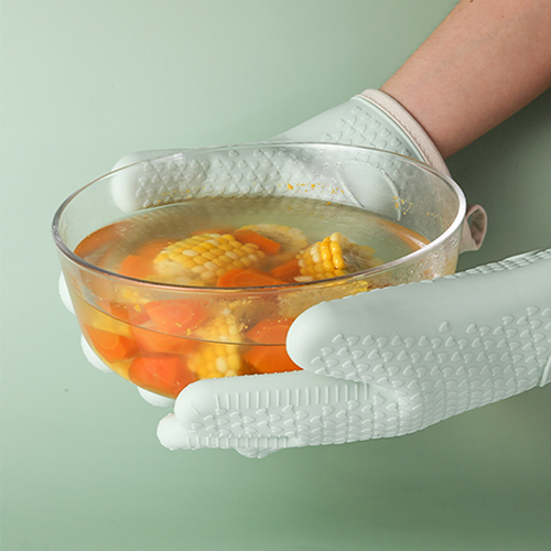 Heat Resistant Non-Slip Food Grade Silicone Oven Mitts