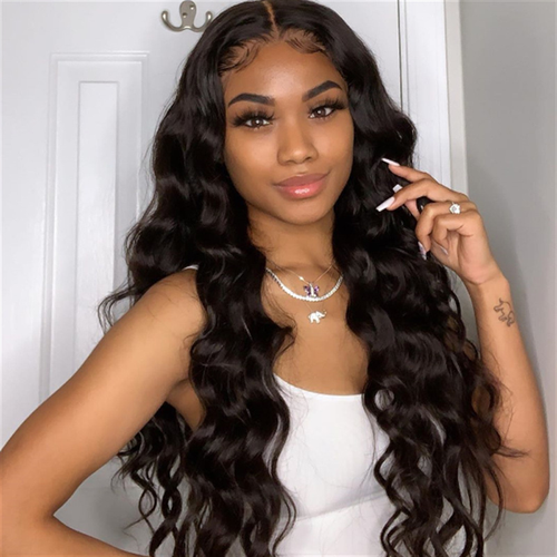 Body Wave 13x6 Human Hair HD Lace Front Wig 28inch Brazilian Virgin Remy Hair Pre Plucked Wig With Baby Hair Full Lace Frontal Wig Body