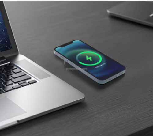 10000mAh Magnetic Power Bank for iPhone 12–17 Series, Works Best with MagSafe Case or No Case, Portable Wireless Charger