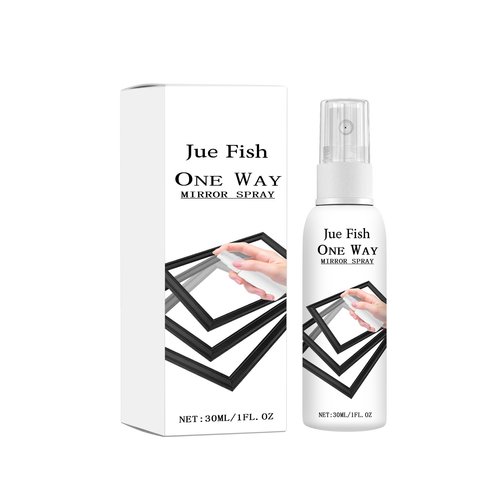 One-Way Mirror Effect Spray – Window Glass Mirror Cleaner for Home Bathrooms and Toilets (Dirt & Grime Remover)