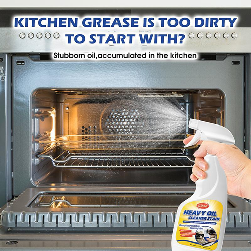 500ml Detergent Removing Dirt Oil Kitchen Oil Stain Smoke Oil Cleaner Spray Fresh Strong Decontamination Spray