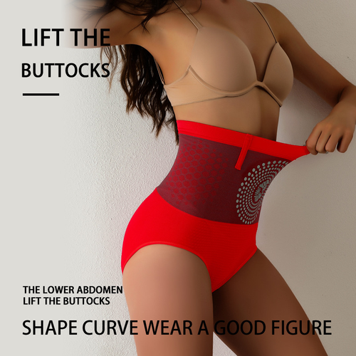 High Quality Women's High Cut Shapewear Shorts High Waist Tummy Control Knitted Fabric Seamless Design Adjustable Straps