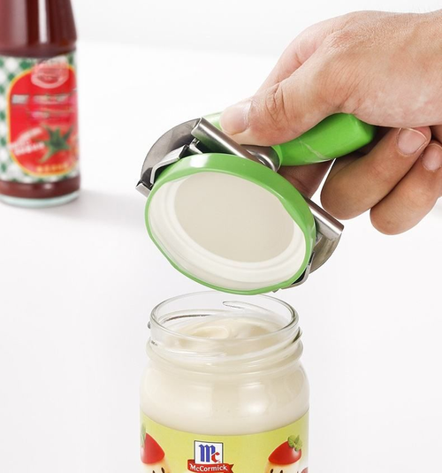 Stainless Steel Bottle Opener, Easy-to-use Cap Twist Opener, Can Opener, Lid Opener, Glass Jar Opener, Bottle Cap Twist Opener
