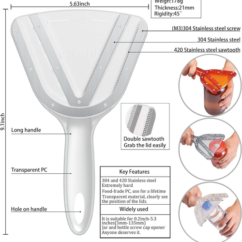 Adjustable Telescopic Cap Opener Non-Slip