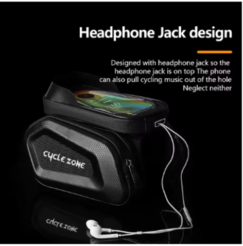 Multifunctional Waterproof Touchscreen Hard-Shell Phone Bag — Bicycle Mountain Bike Front-Mount Phone Holder Bag