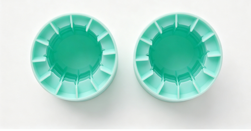 Hot Selling Silicone Ice Cube Mold Cylinder Tray With Lid Easy Release for Kitchen Home Summer Ice Making 60 Grids Two Per Set