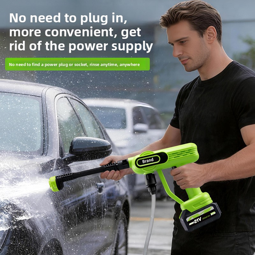 Heavy Duty Portable Lithium Power Water Gun, Multi-Function High Pressure Washer for Car Care, Farm & Household Cleaning Ghana