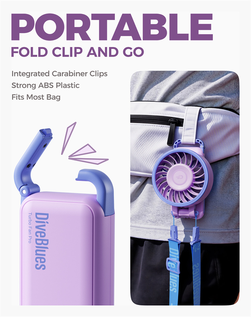 Electric Handheld Cooling Hand Holding Small Rechargeable Portable Pocket High Speed Turbo Fan