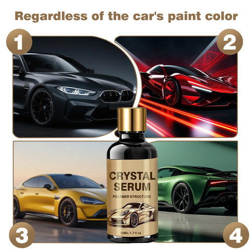 Car Ceramic Crystal Coating Paint Hardness Improving Uv Rays Resisting Cleaning Brightening Crystal Serum for Cars