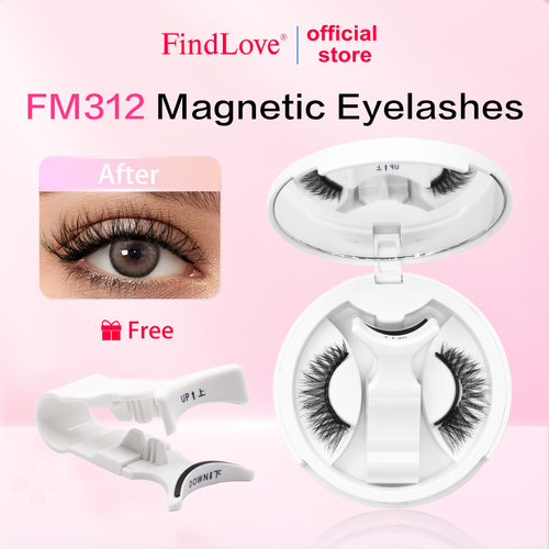 Magnetic Lashes Kit No Need Glue Reusable Long Lasting More Natural & Thick Effect the Magnetic Lashes with Magnetic Applicator