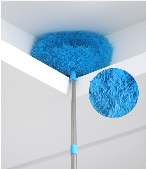 Portable Flexible Ceiling Fan Cleaning Duster with Microfiber Head