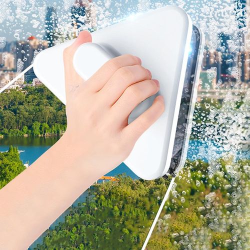 Window Cleaning Magnetic Plastic Eco-friendly Glass Wiper Triangle Cleaning Tool Replacement for Car and Home