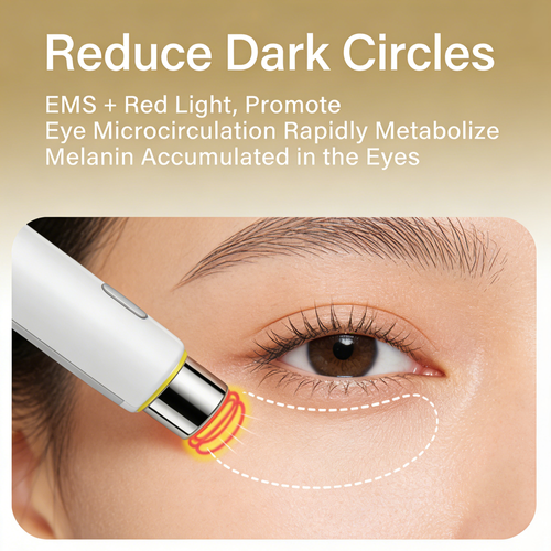 Electric Eye Massager Glasses EMS Technology Under Eye Massager Rechargeable Eye Mask Removing Dark Circles Smoothing Wrinkled