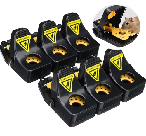 Large Reusable ABS Plastic Mouse Trap Indoor Outdoor Animal Rodent Traps Kitchen Bathroom Mice Control Repeller Rats Plastic