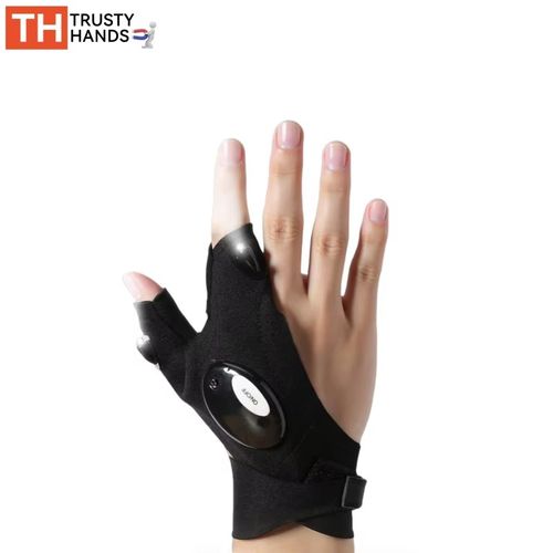 Waterproof lighted gloves