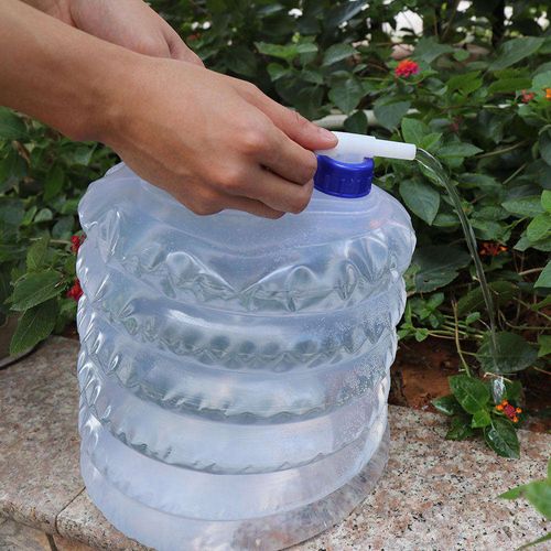 Collapsible bucket bag