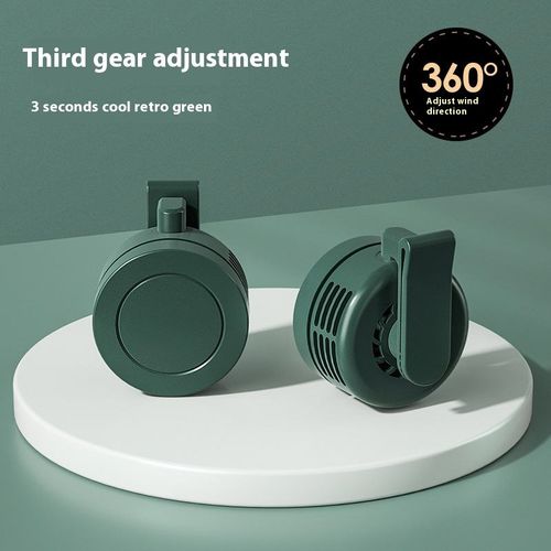 Portable waist-clip fan