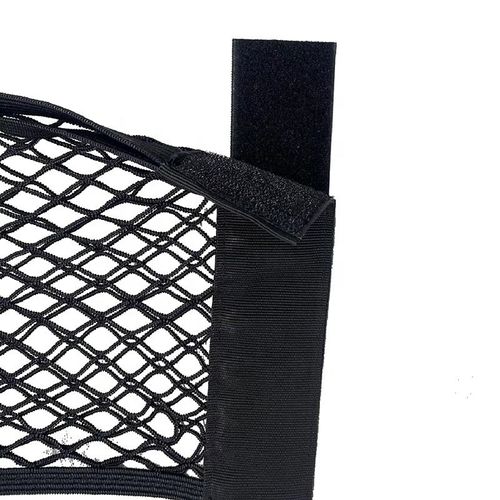 Car seat back storage net