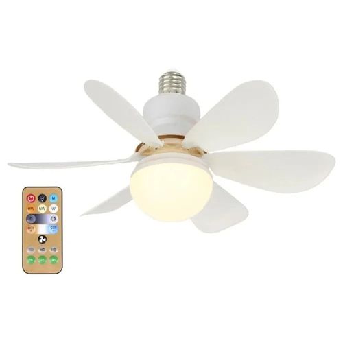 Ceiling fan with light and remote control