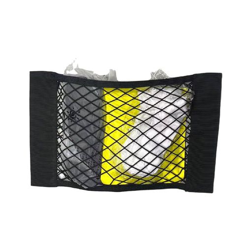 Car seat back storage net