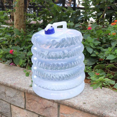 Collapsible bucket bag