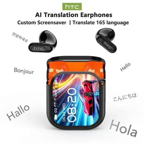 HTC NE20 Wireless In-ear Translation Earphones, supports real-time translation of 134 languages