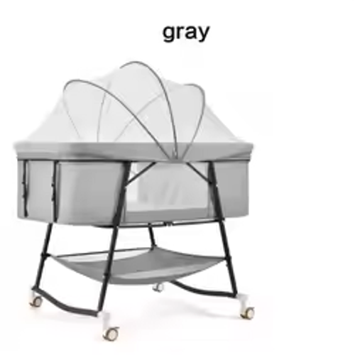 Newborn Crib European Style Kids Infant Bed Removable Multifunctional Portable Folding Reborn Baby Doll Cribs