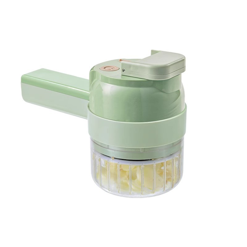 Hot Selling Home and Kitchen Smart Electric Gadgets Hand Held Food Processor Portable 4 in 1 Electric Vegetable Chopper