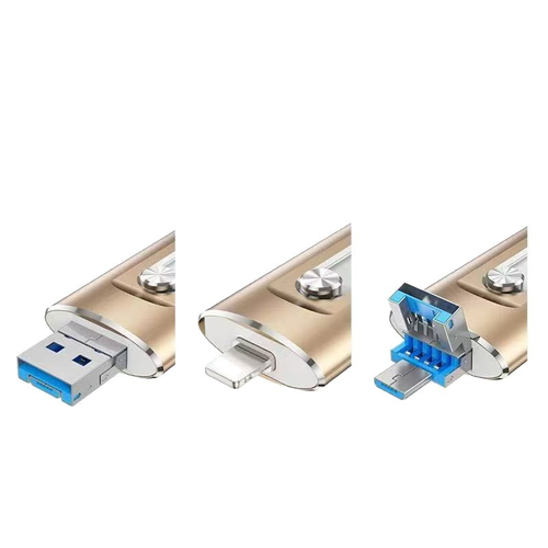 New OTG Four in one Phone USB Drive  Plastic for Phones and Computers USB 3.0 Interface 64g