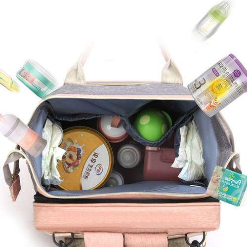 Hot Waterproof Folding Travel Maternity Nursing Backpack Handbag Stroller Nappy Diaper Bag with Bassinet
