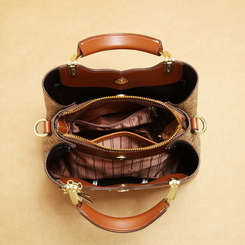 Weekend Essentials Carrier - Artist-Designed Bucket Bag with Vegan Leather Base