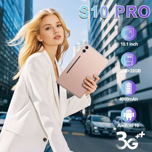 New S10 Pro Tablet PC 10.1-inch Android System Full Network 5G Video Call  （ Delivery in 3 days ）