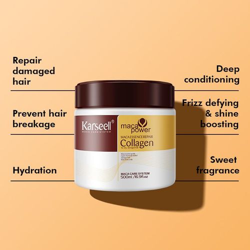 Is your hair dry and frizzy?check out this hair mask karseell you can use at home 💕（ Delivery in 3 days ）