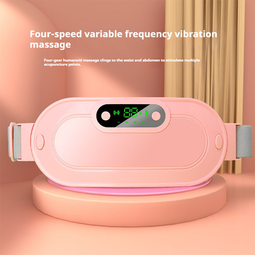 Intelligent Rechargeable Wireless Body Massage Belt Menstrual Heating Pad for Women with Waist Pain Relief
