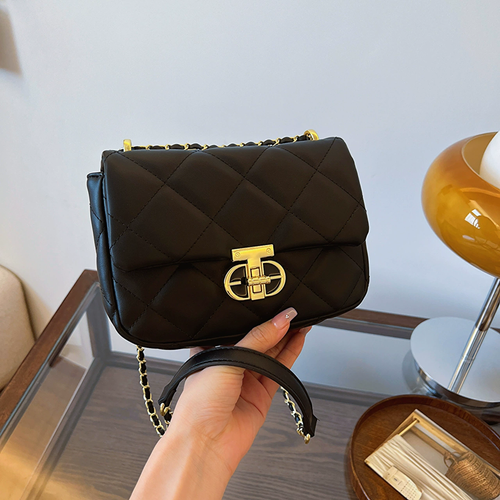 Famous Designer Chain Middle Tote Bags Women Quilted Padded Crossbody Handbag Bag Female for Women