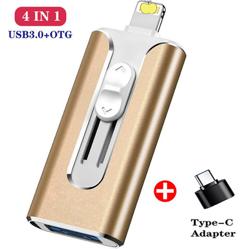 New OTG Four in one Phone USB Drive  Plastic for Phones and Computers USB 3.0 Interface 64g