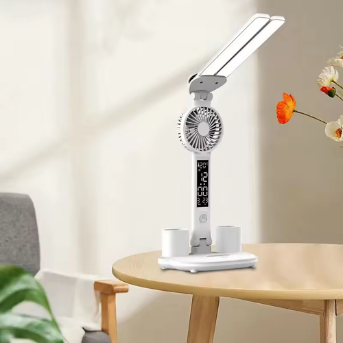 USB Charging LED Desk Lamp Rechargeable Table Flexible DC Power Supply ABS Plastic Wireless Reading Light for Room Use