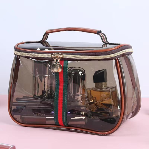New PVC Cosmetic Bag Portable Waterproof Transparent Makeup Organizer for Travel