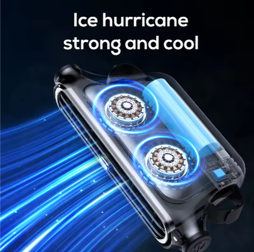 Three Adjustable SUV and Truck Seat Cooling Fans with Strong Wind and Low Noise