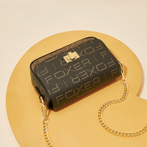 2025New Fashion Printed Light Luxury Bag for Women's Crossbody Chain Bag for One Shoulder Women's Underarm Small Square Bag