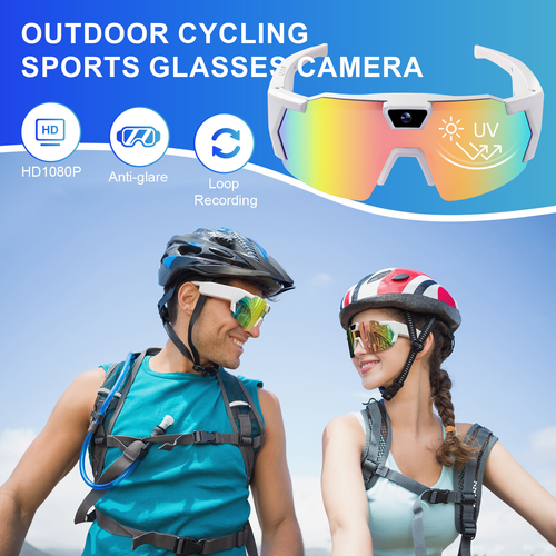 Fashionable Cycling Smart Outdoor Sports Sunglasses Camera With Wi-Fi Direct Recording