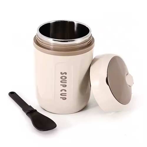 2025New 600ml Eco-friendly Classic Lunch Box Container BPA Free Double Wall Insulated Food Jar Thermos Food Flask