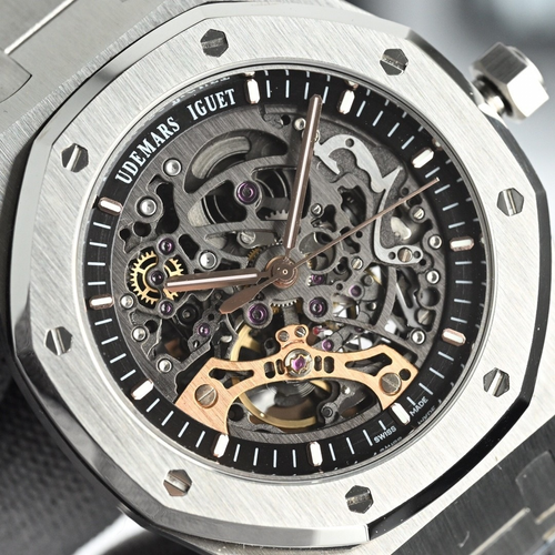 Luxury Charm Mechanical Custom Automatic Watch for Men Stainless Steel Skeleton Water Resistant Business Antique Analog