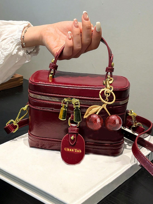 2026 New High-end Niche Design Box Bag Handbag Popular Style Shoulder Crossbody Bucket Bag Female Bag