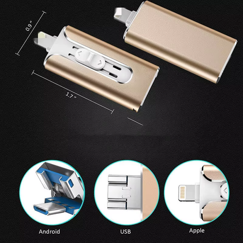 New OTG Four in one Phone USB Drive  Plastic for Phones and Computers USB 3.0 Interface 64g