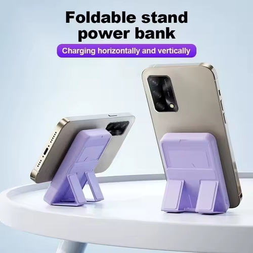 10000 Mah 22.5w Pd 12v Magnetic Wireless Mobile Phone Power Bank Usb Type C With Holder Digital Display 10000mah Powerbank