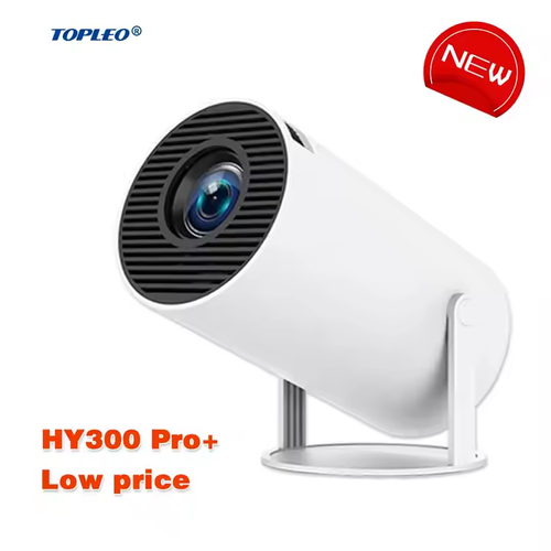 Topleo Mini Portable Projector Smart Cinema Android 11 LED 4K Wifi Mini Projectors for Data Show Hy300 Pro+ Android Mini