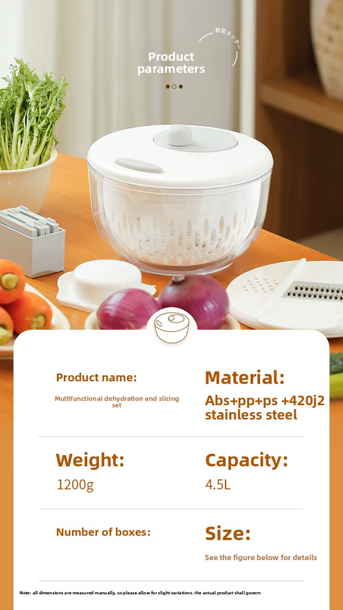 Cross-Border Exclusive Ten-in-One Drainage Basket Fruit Vegetable Dehydrator Manual Spin Dryer Microwave-Safe Vegetable